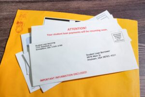 Student loan bills piling up